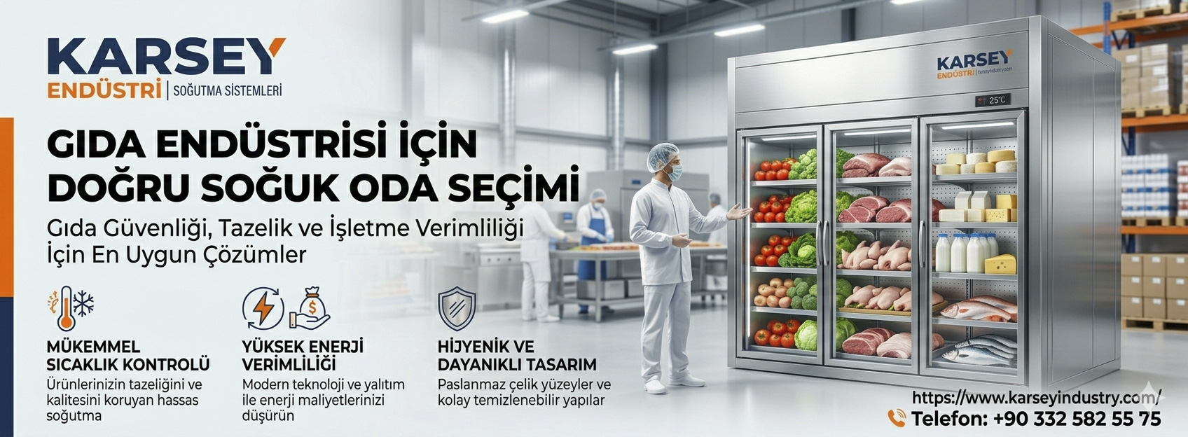 Gıda Endüstrisi İçin Doğru Soğuk Oda Seçimi: Verimlilik ve Güvenliğin Anahtarı
