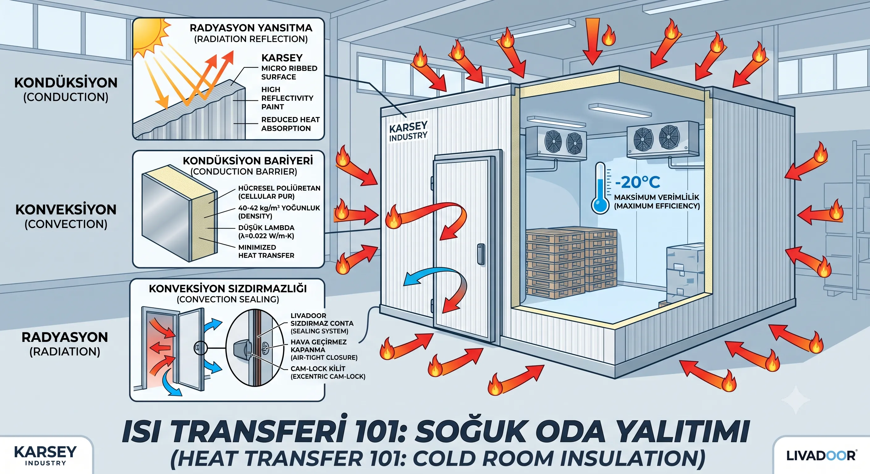 Isı Transferi 101: Soğuk Oda Kayıplarını Kazanca Çevirme Rehberi