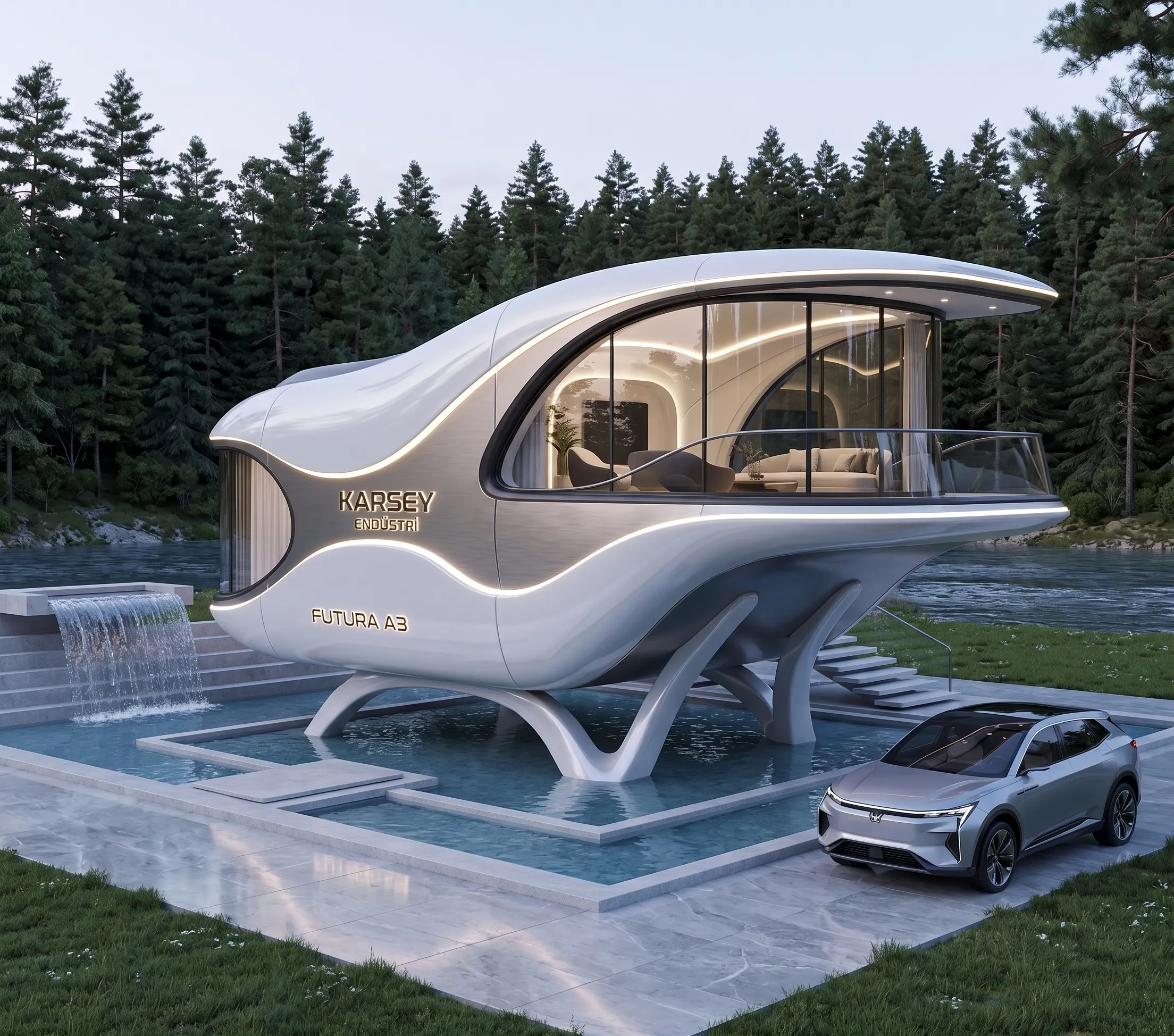 Living Spaces of the Future: Curved Capsule Homes Shaped by Polyurethane Technology