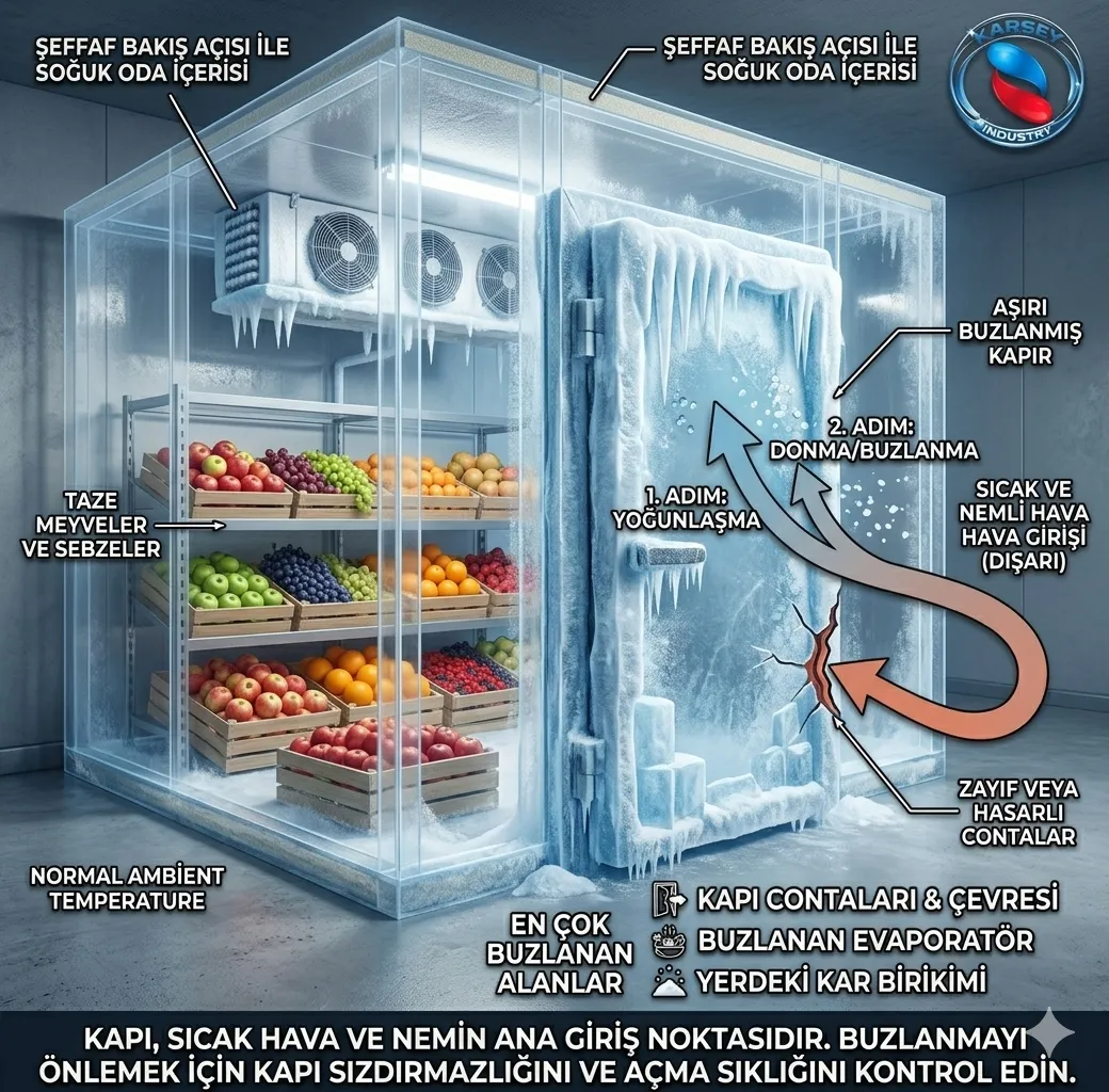 Soğuk Oda Neden Buzlanma Yapar?