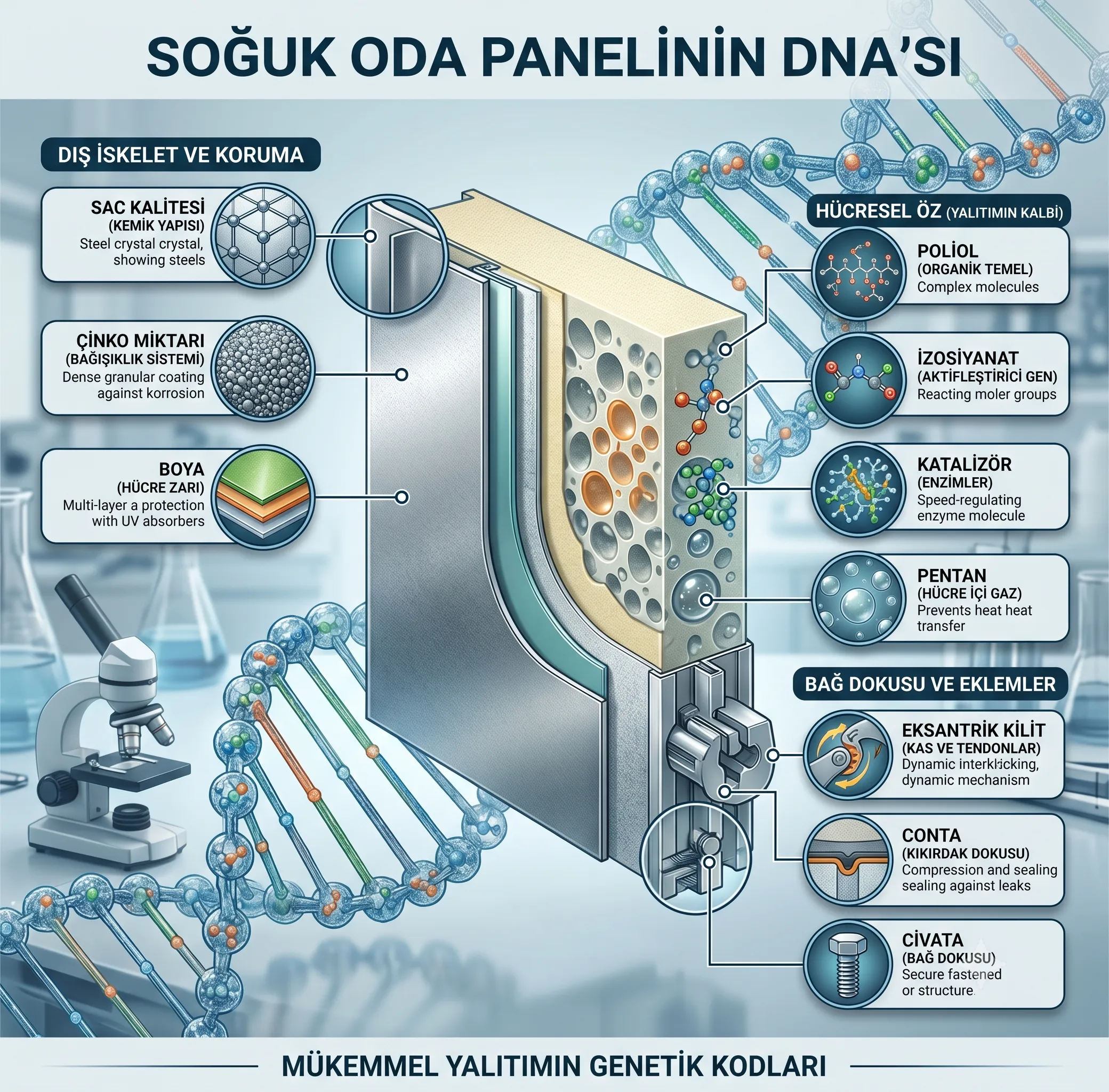 Soğuk Oda Panelinin DNA’sı: Mükemmel Yalıtımın Genetik Kodları
