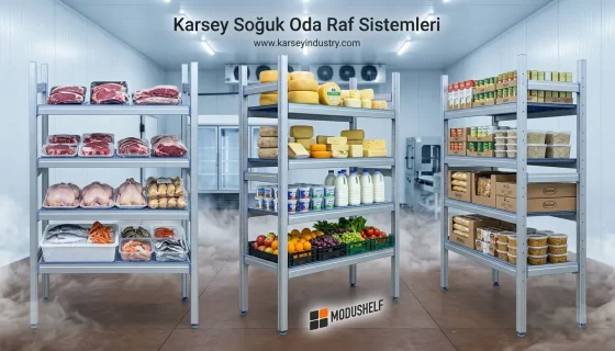 Soğuk Oda Raf Sistemleri | Modüler ve Hijyenik Çözümler | Karsey Endüstri